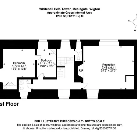 Semesterbostad Whitehall Pele Tower Mealsgate